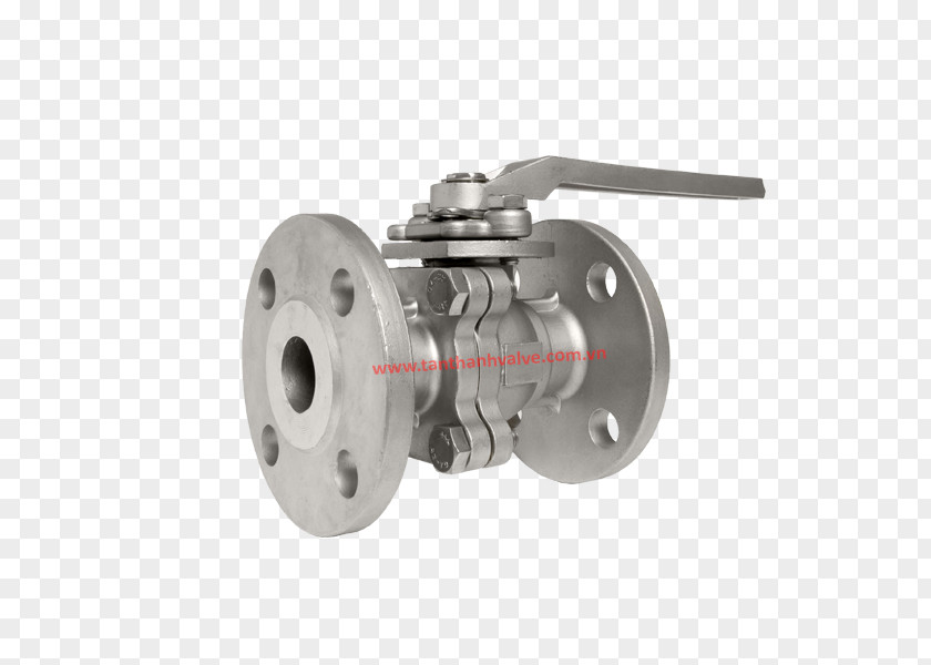 Business Stainless Steel Flange Ball Valve PNG