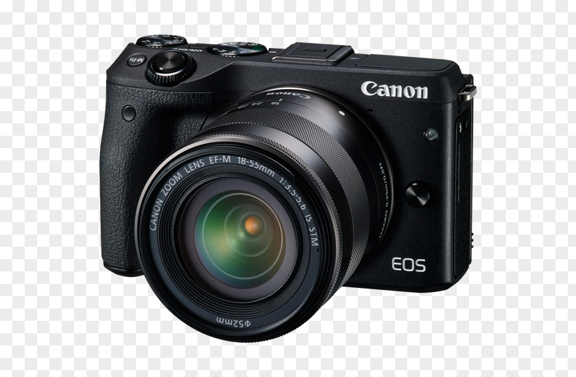 Camera Canon EOS M3 EF-M 18–55mm Lens M10 EF-S PNG