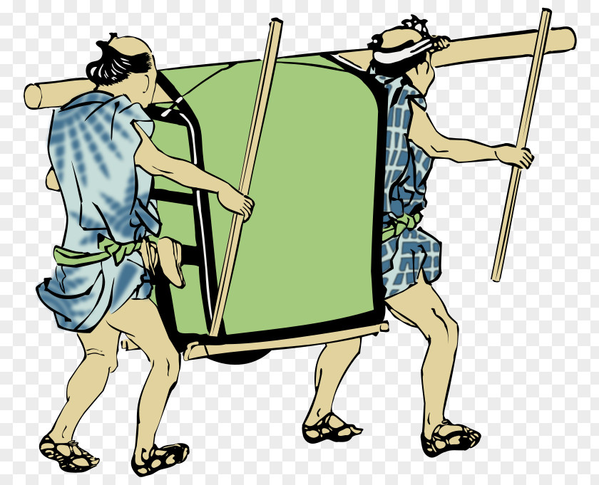 Coal Miner Clipart Litter Palanquin Bearers Vehicle Poetry PNG