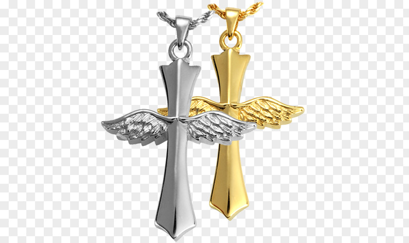 Jewellery Charms & Pendants Cremation Cross Necklace PNG
