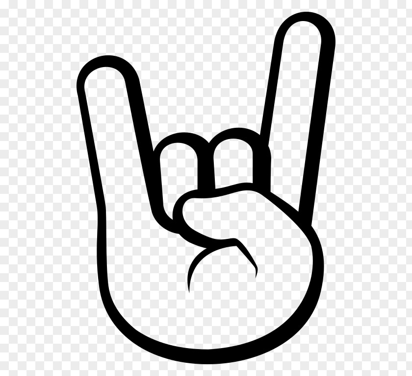 Sign Of The Horns Emoji Rock Music Symbol PNG of the horns rock Symbol, clipart PNG
