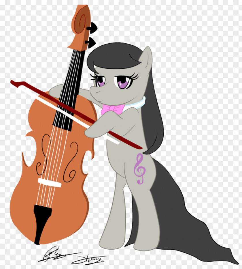Violin Cello Character Clip Art PNG
