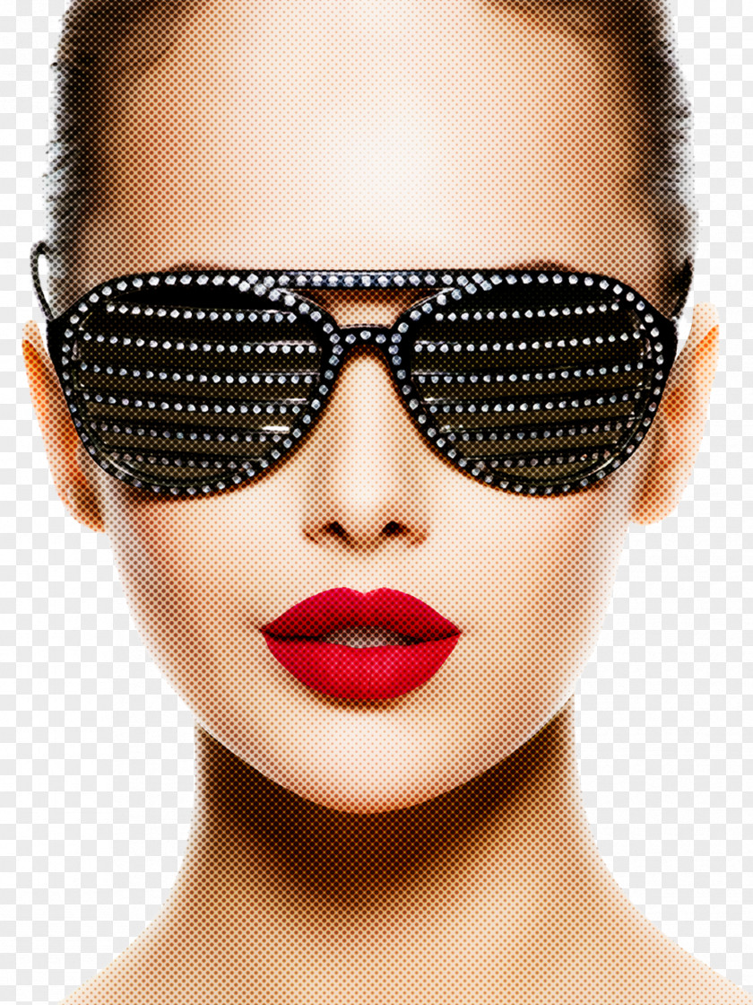 Chin Beauty Glasses PNG