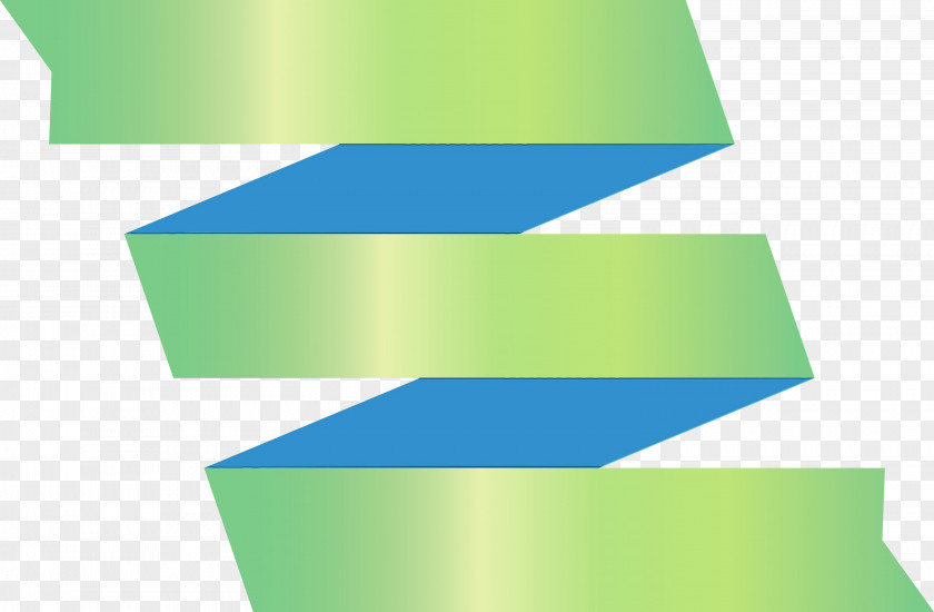 Green Blue Line Font PNG