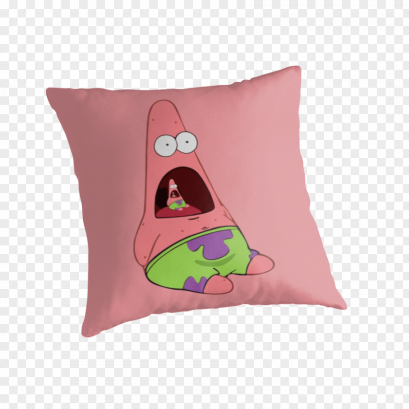 Pillow Patrick Star Plankton And Karen Throw Pillows PNG