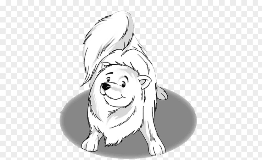 Puppy Dog Line Art Sketch PNG