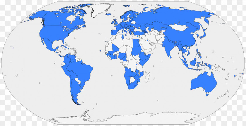 World Map Globe Choropleth PNG