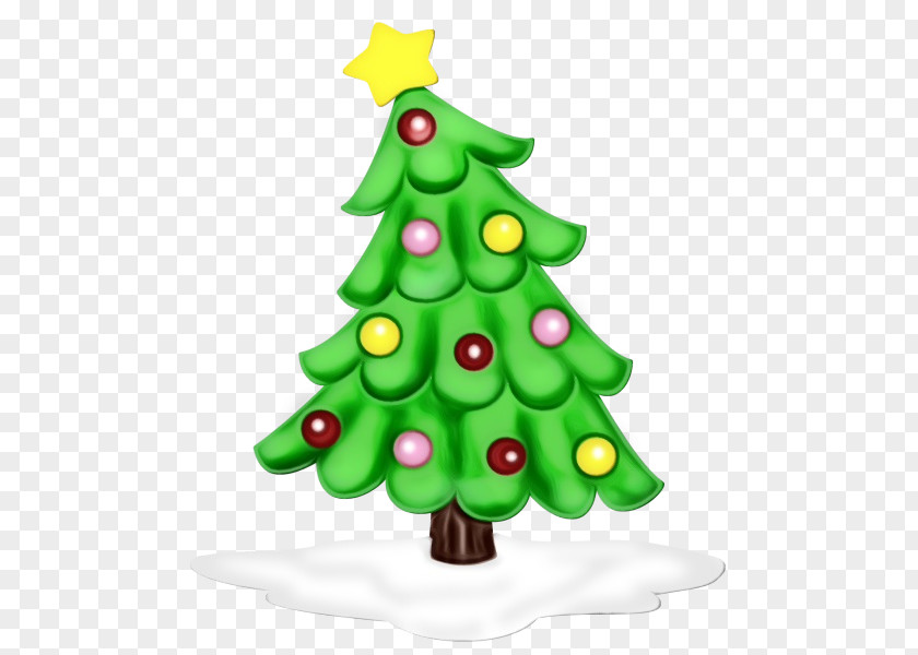 Evergreen Pine Christmas Tree PNG