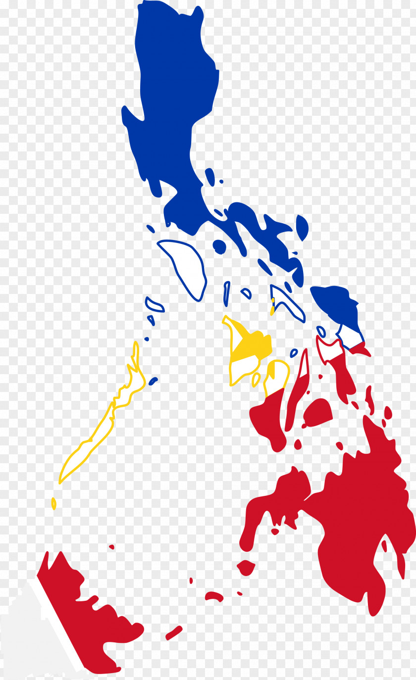 Philippines Flag Of The Map PNG