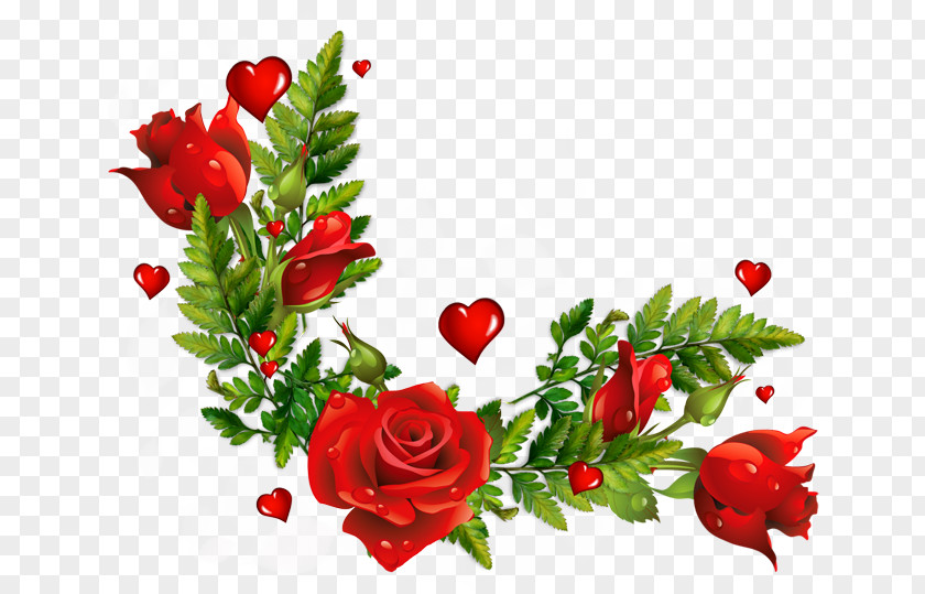 Rose Corner Clip Art PNG