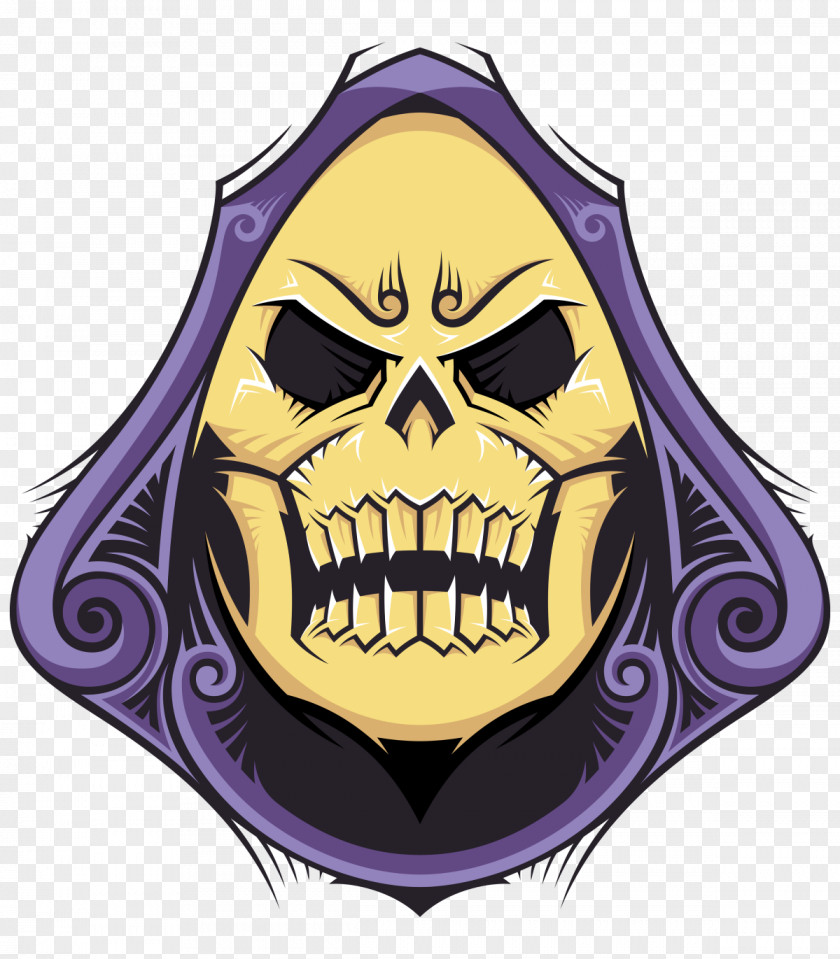 T-shirt Skeletor He-Man Masters Of The Universe PNG
