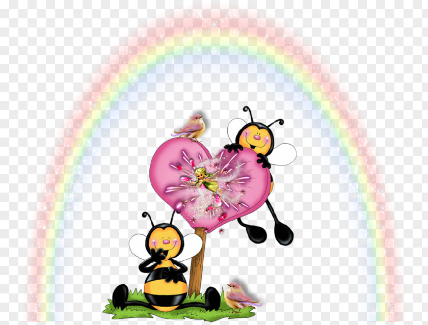 Bee Cartoon Clip Art Portable Network Graphics Heart Valentine's Day PNG