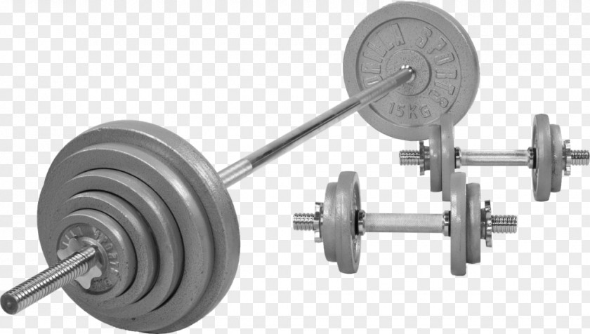 Dumbbell Fitness Centre Barbell Cast Iron Sport PNG
