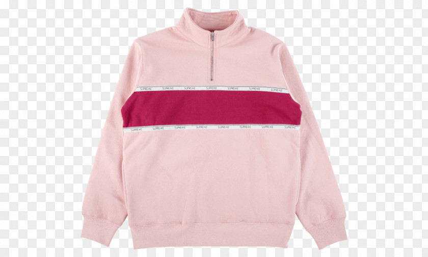 Pink Off White Hoodie Logo Product Clothing Kangaroo Pocket PNG
