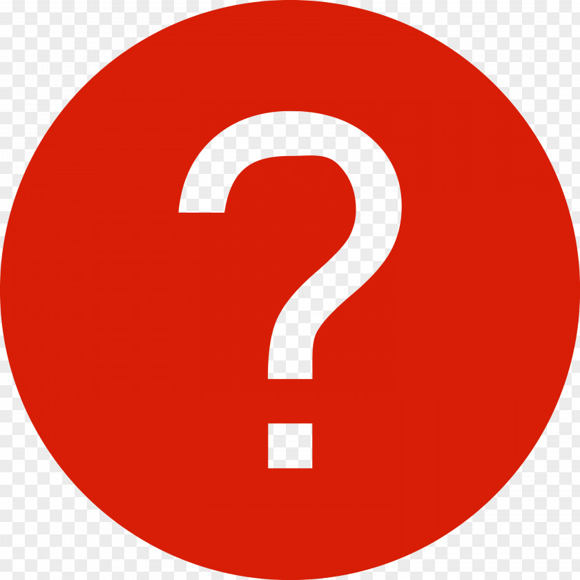 Red Question Mark PNG