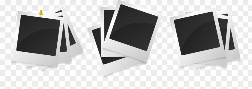 Vector Black And White Frame Euclidean Photography Polaroid Corporation PNG