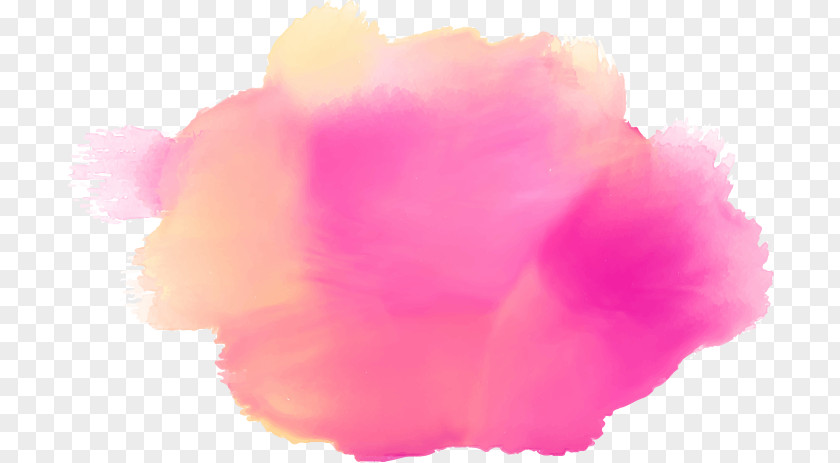Watercolor Pink Painting Stain Texture Image PNG