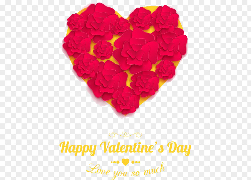 Cartoon Rose Vector Graphics Valentine's Day Image Illustration Design PNG