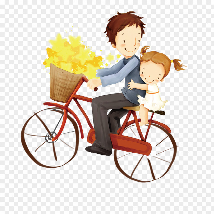 Father's Day People Fathers Cartoon Child PNG