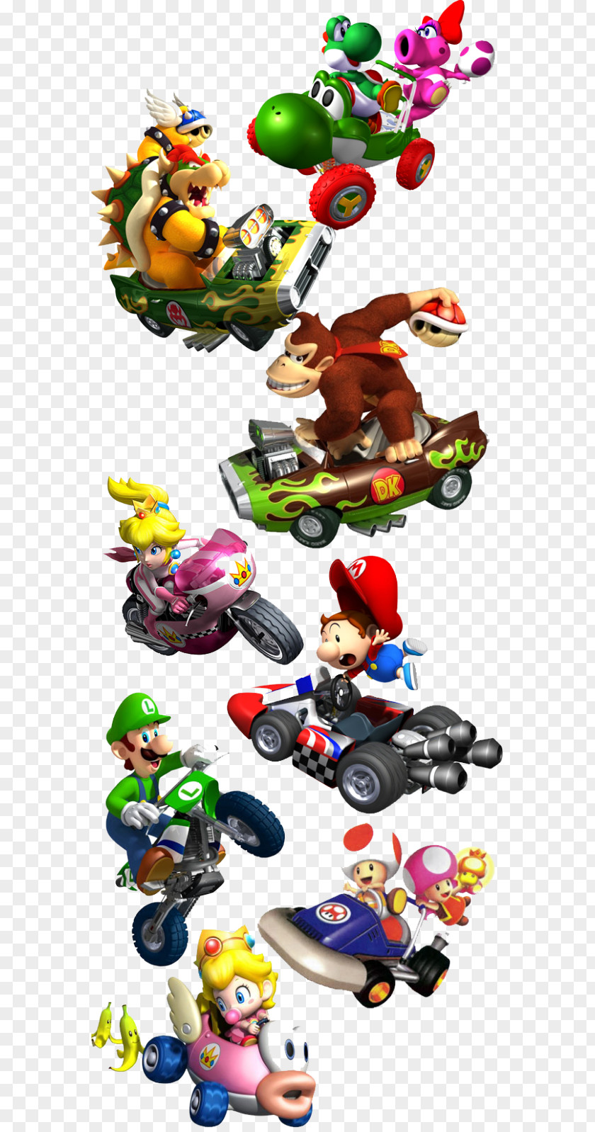 Mario Bros Kart Wii Bros. Game Boy Advance PNG