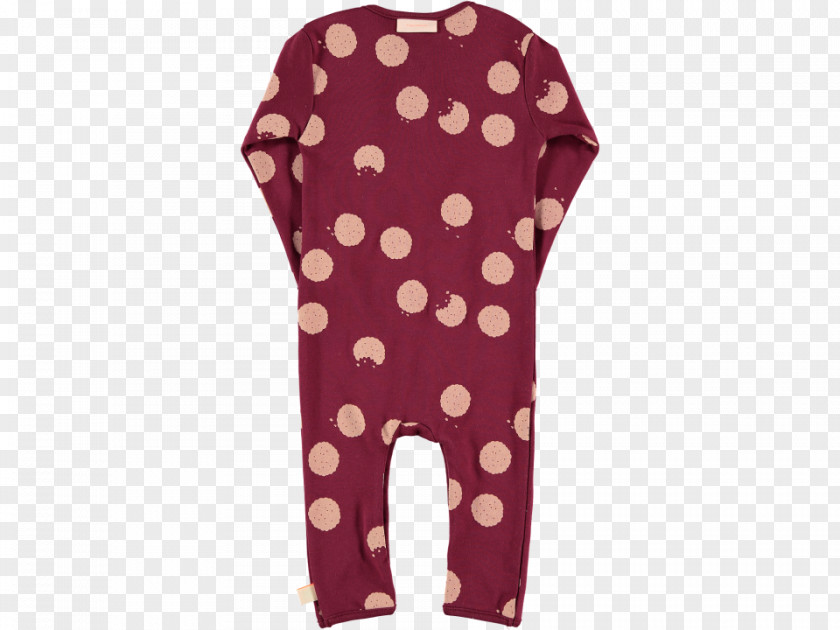 Onepiece Polka Dot Pink M Sleeve RTV PNG