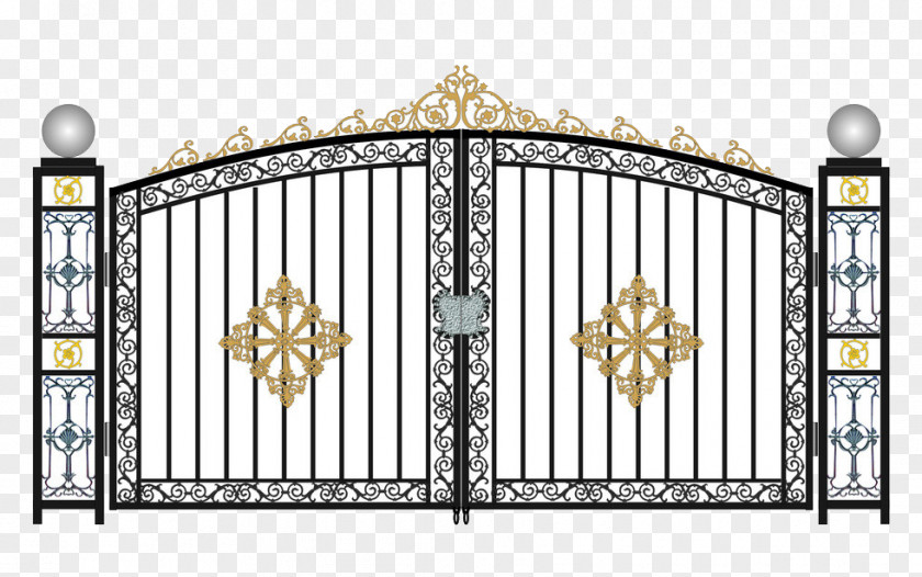 Pattern Wrought Iron Gates Window Gate Door Steel PNG