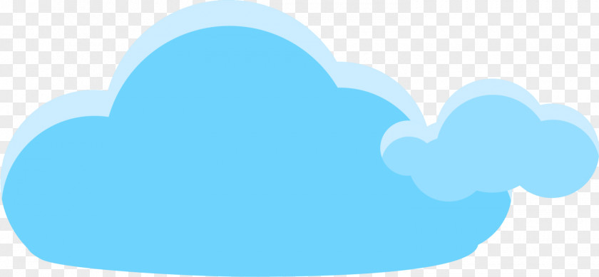 Blue Cartoon Clouds Sky Wallpaper PNG