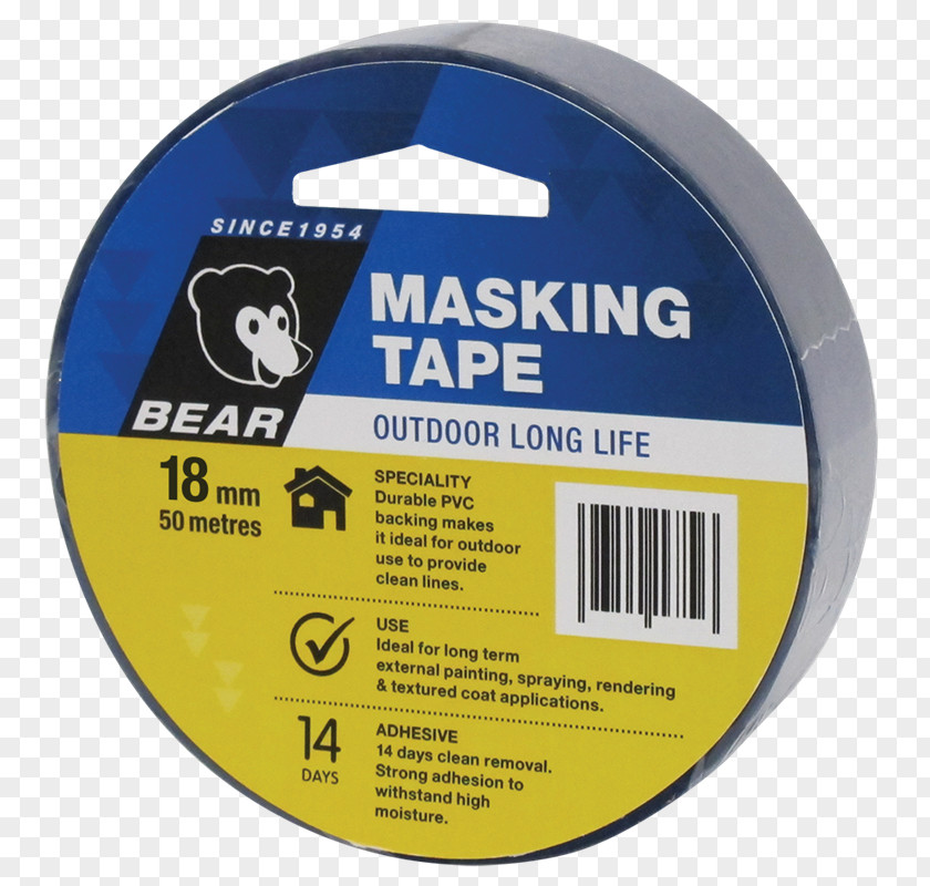 Masking Tape Homebase Bunnings Warehouse Label PNG