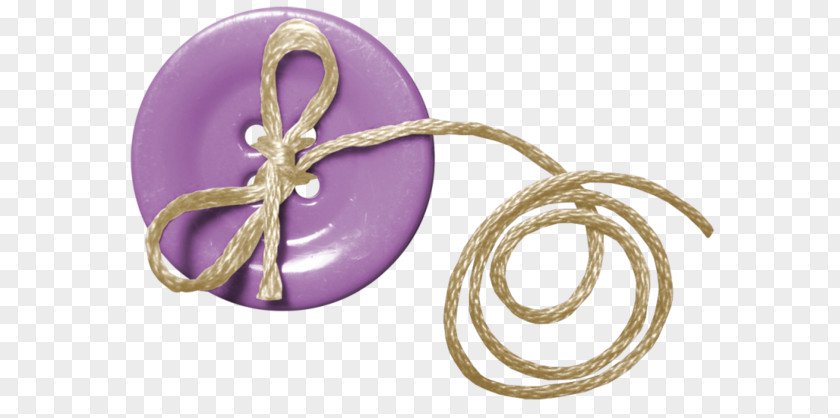 Purple Buttons And Rope Button PNG
