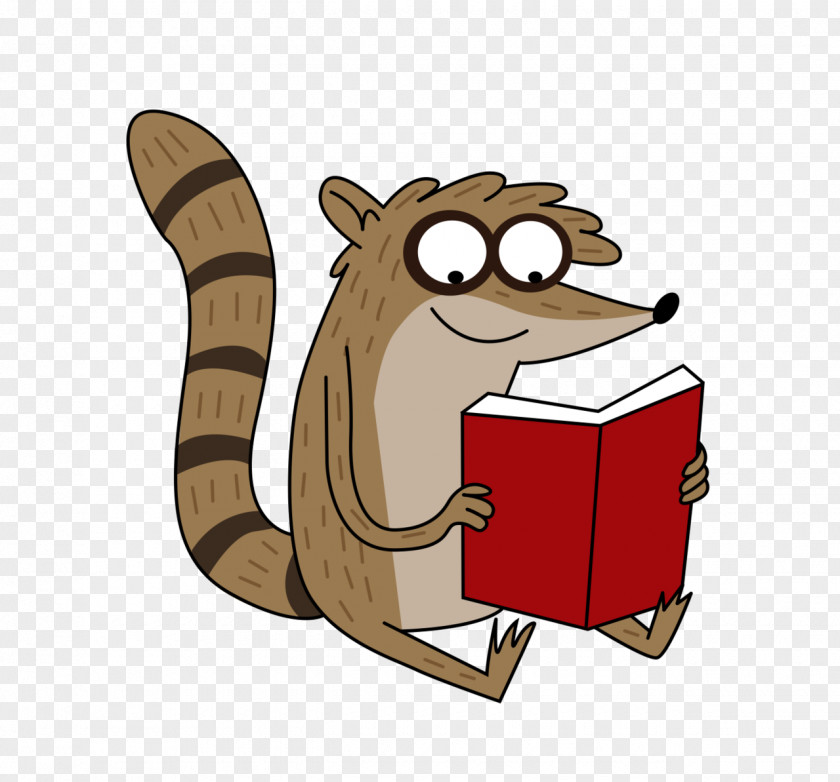 Reading Rigby Mordecai Cartoon Network PNG