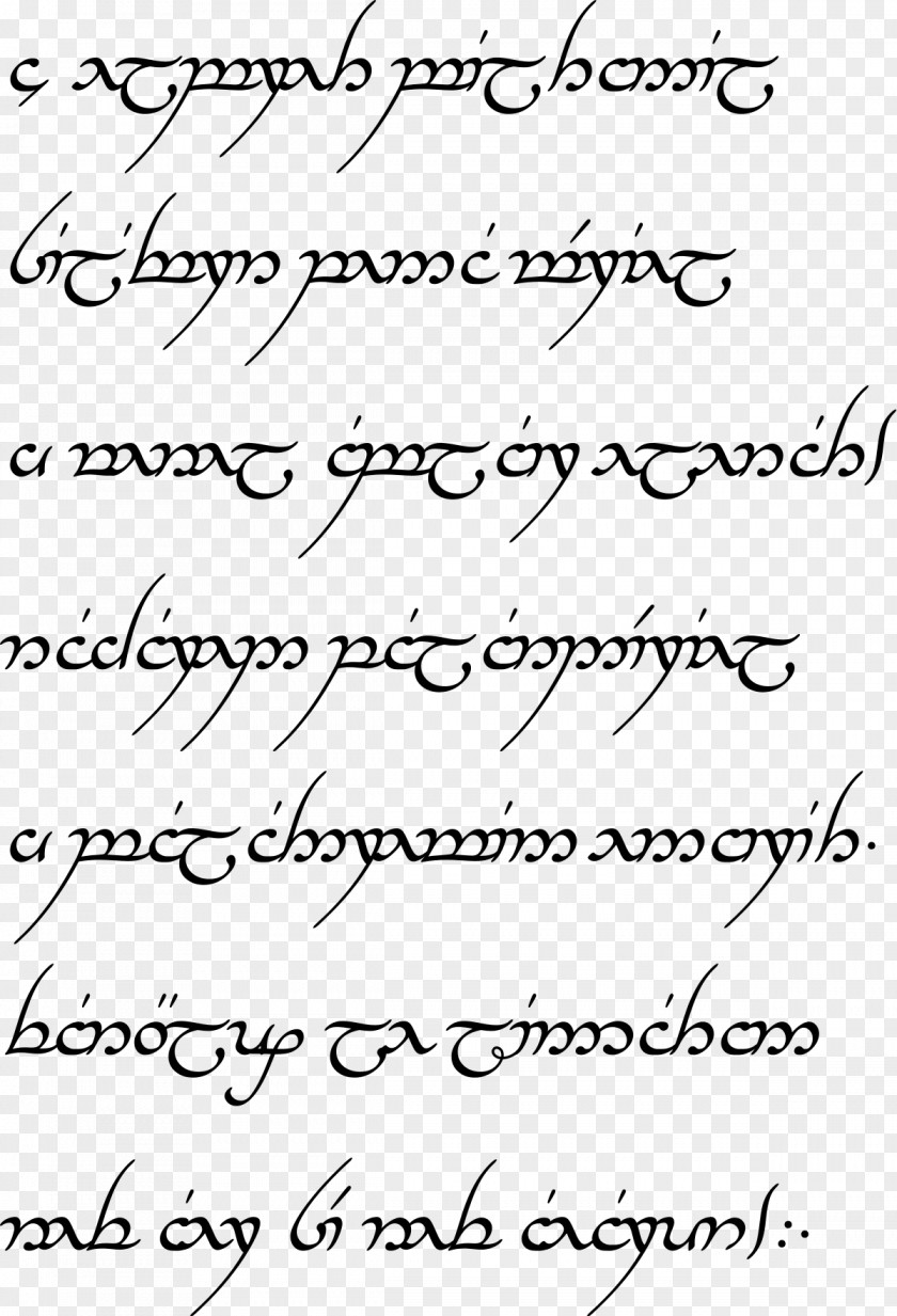 The Lord Of Rings A Elbereth Gilthoniel Varda Quenya Black Speech PNG