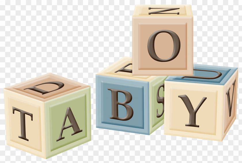 Lovely Old Box Toy Block Clip Art PNG