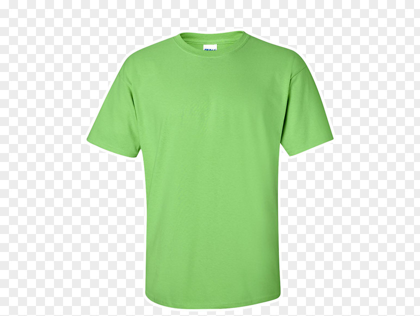 Short Sleeves T-shirt Lime Green Sleeve PNG