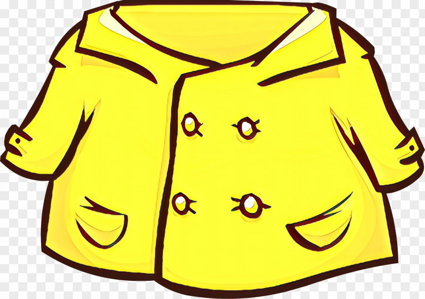 Smile Hood Yellow Clothing Outerwear Sleeve Clip Art PNG
