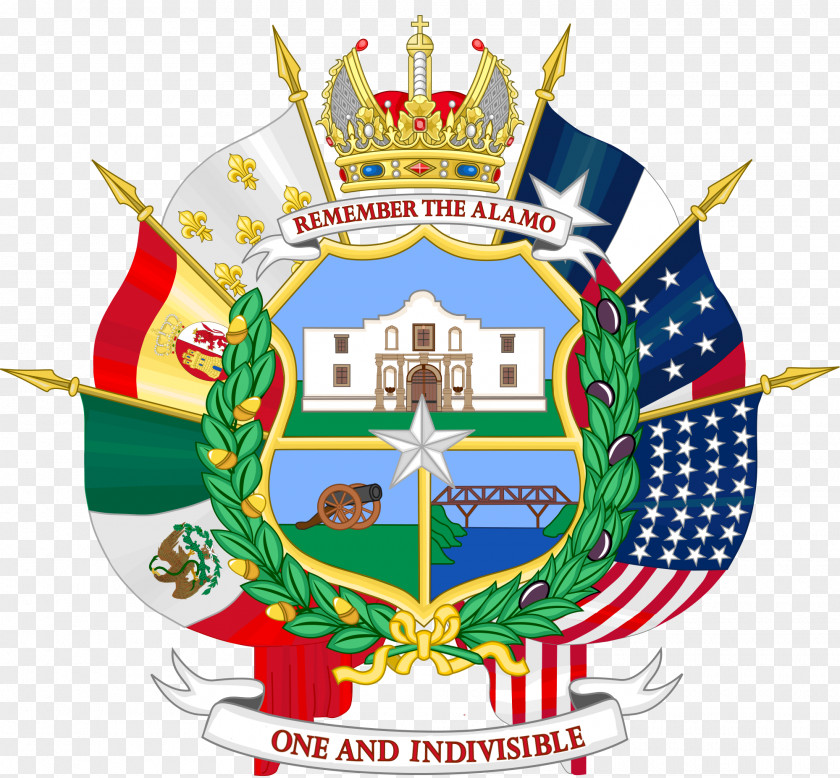 The Alamo Seal Of Texas Flag Six Flags Over Republic PNG