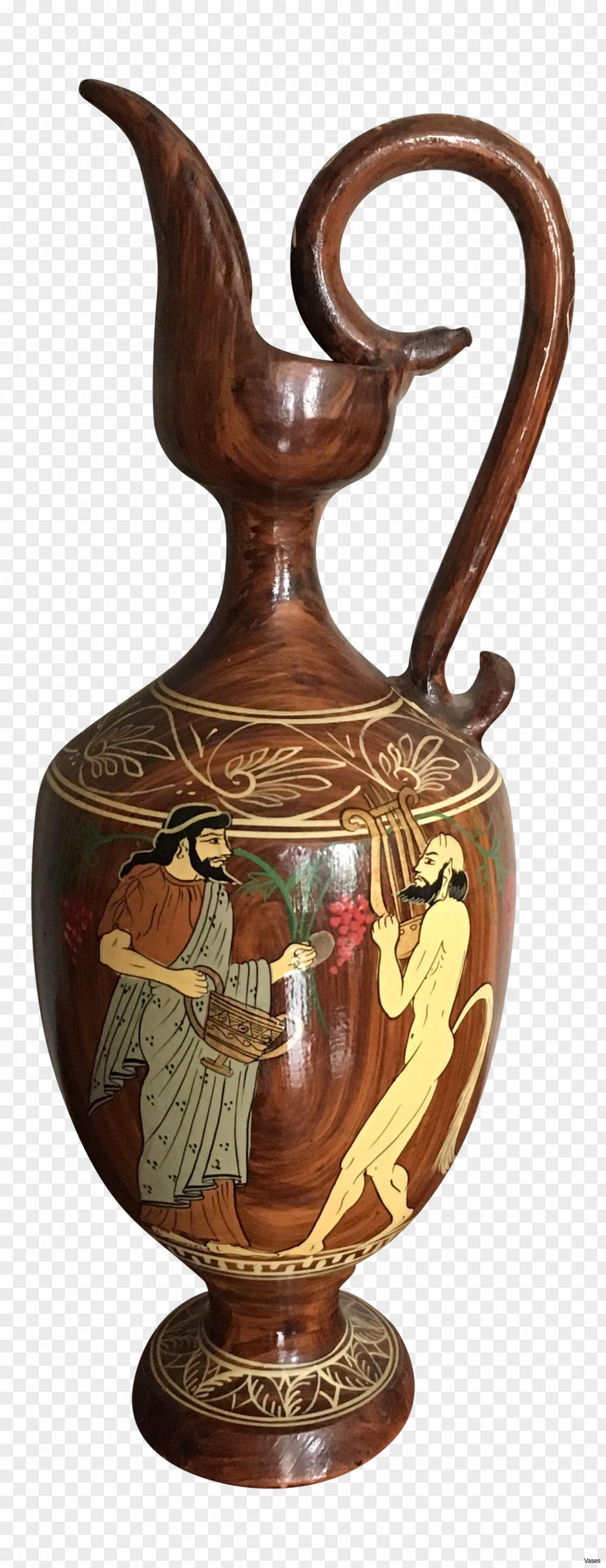 Vase Pitcher Pottery Ceramic Jug PNG