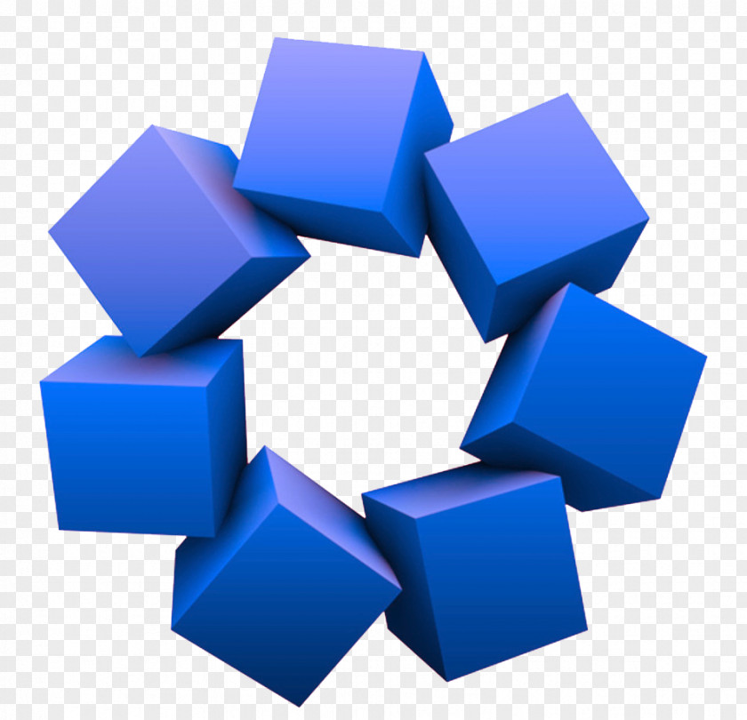 Circle Square Vector Three-dimensional Space Cube Illustration PNG