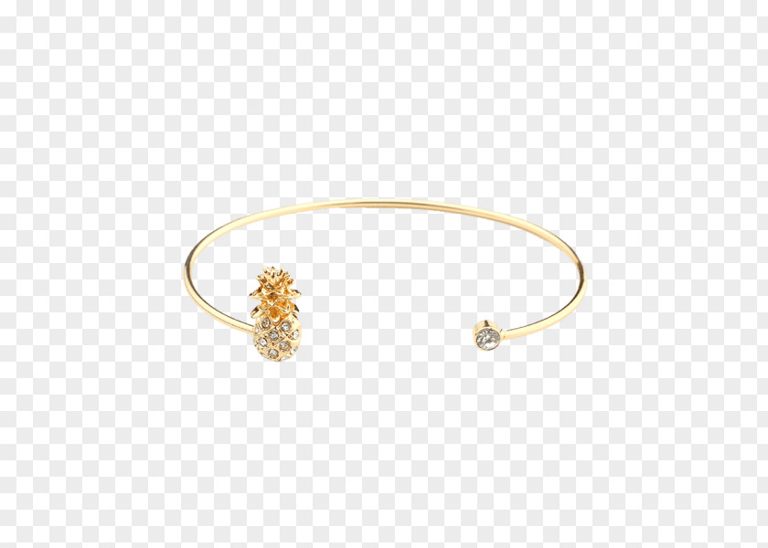 Fashion Card Bangle Bracelet Jewellery Imitation Gemstones & Rhinestones Pineapple PNG