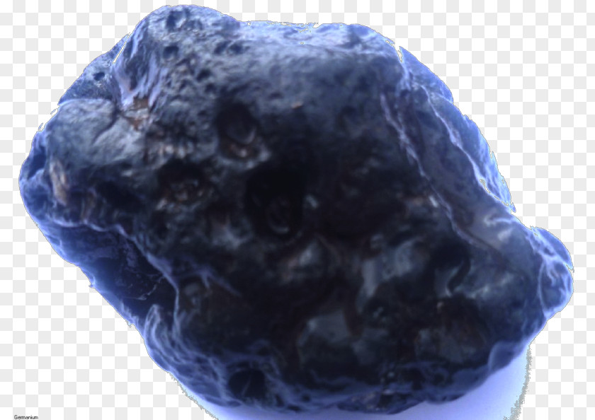 Meteorite Cobalt Blue Electric Mineral Gold Email PNG