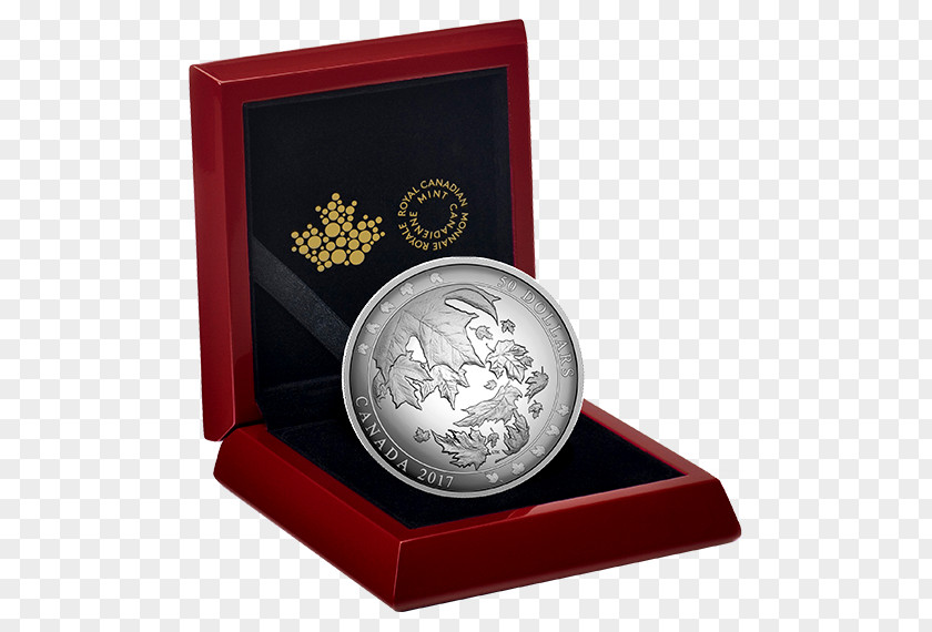 Silver Coin Canada Canadian Gold Maple Leaf PNG