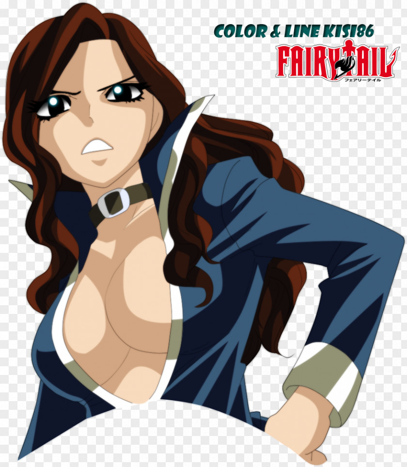 Cana Alberona Fairy Tail Brown Hair Cartoon Poster PNG