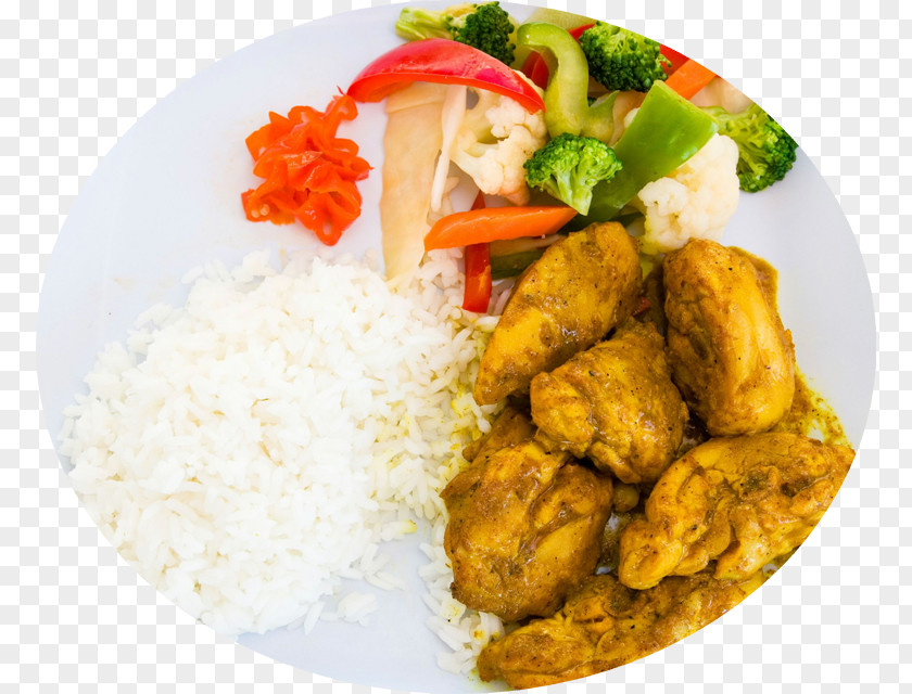 Rice Chicken Curry Jamaican Cuisine Caribbean And Peas PNG