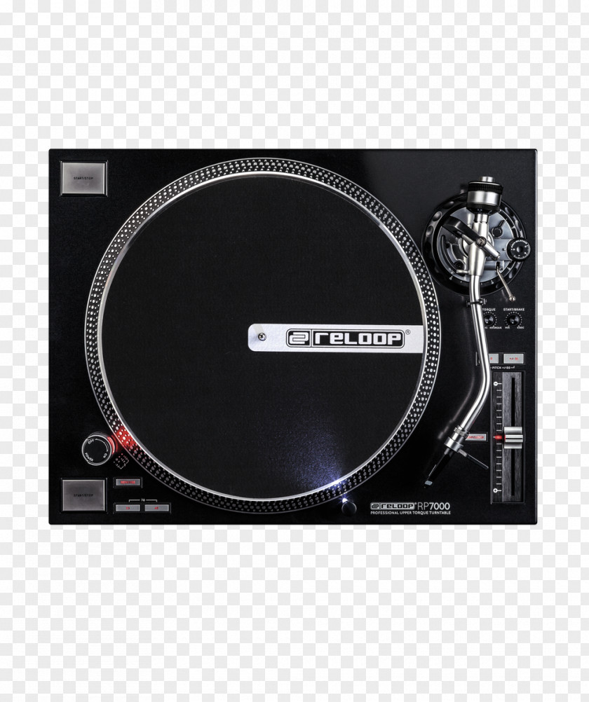 Turntable Dj Reloop RP-8000 Direct-drive Disc Jockey Phonograph Record Turntablism PNG