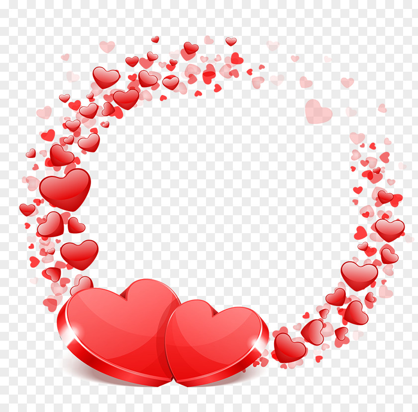 Valentine's Day Picture Frames Heart Clip Art PNG