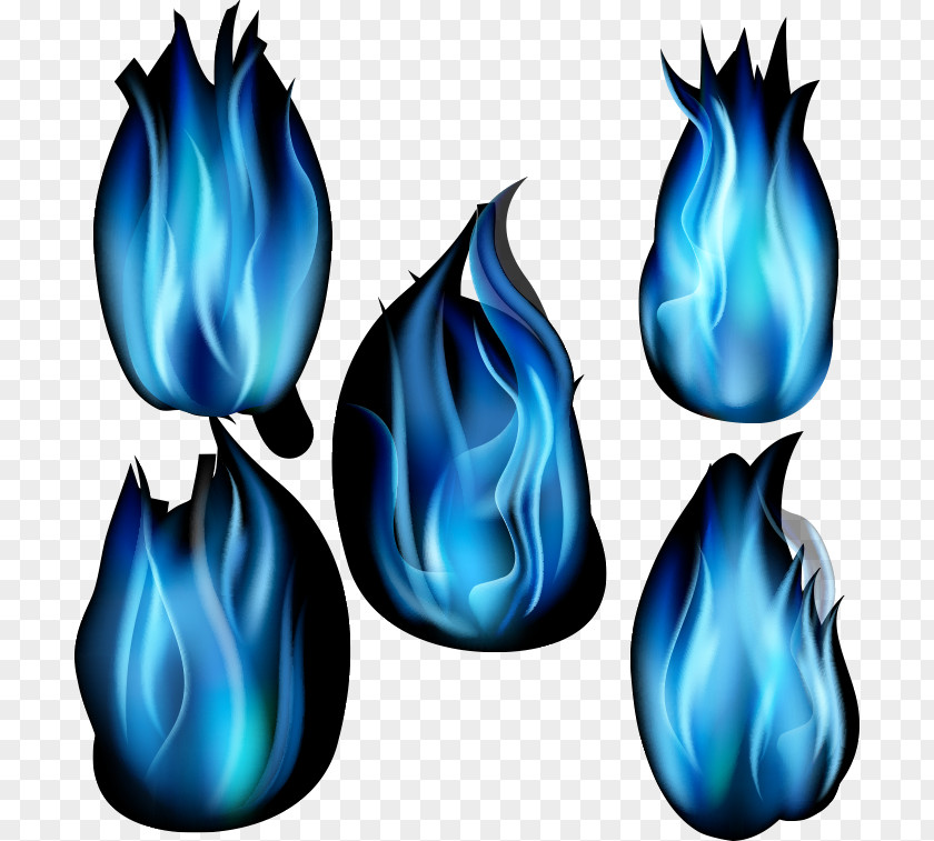 Flame Blue Fire PNG