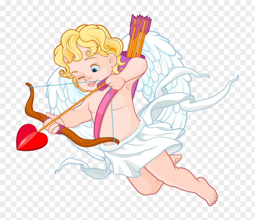 God Of Love Angel Cupid Cherub Illustration PNG