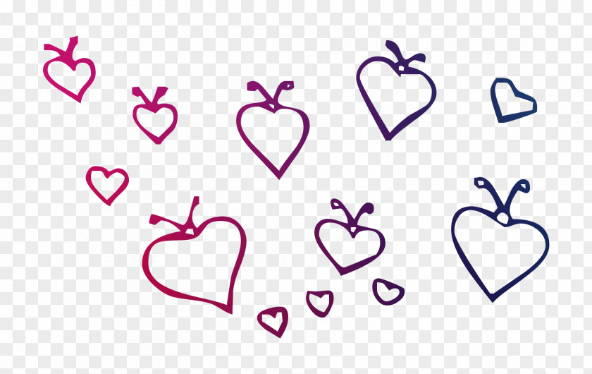 Heart Valentine's Day Clip Art Number Pink M PNG
