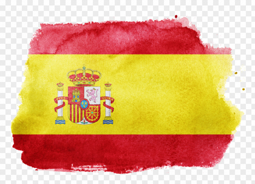 Rectangle Textile Flag Of Spain Racing Flags Heart PNG