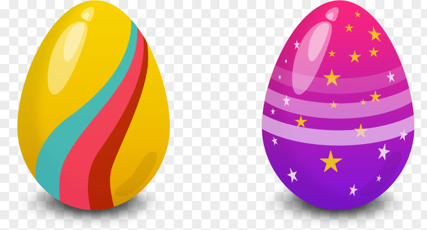 Shiny Easter Eggs Bunny Egg PNG