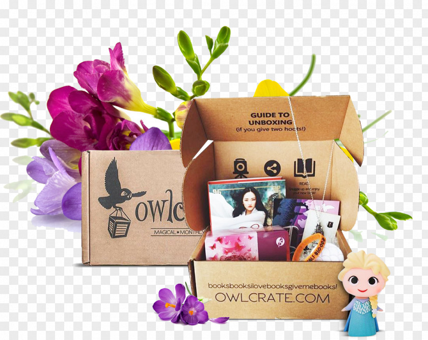 A Little Flower Subscription Box Gift Business Model Pin PNG